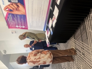 Dermatology Nurse visiting booth